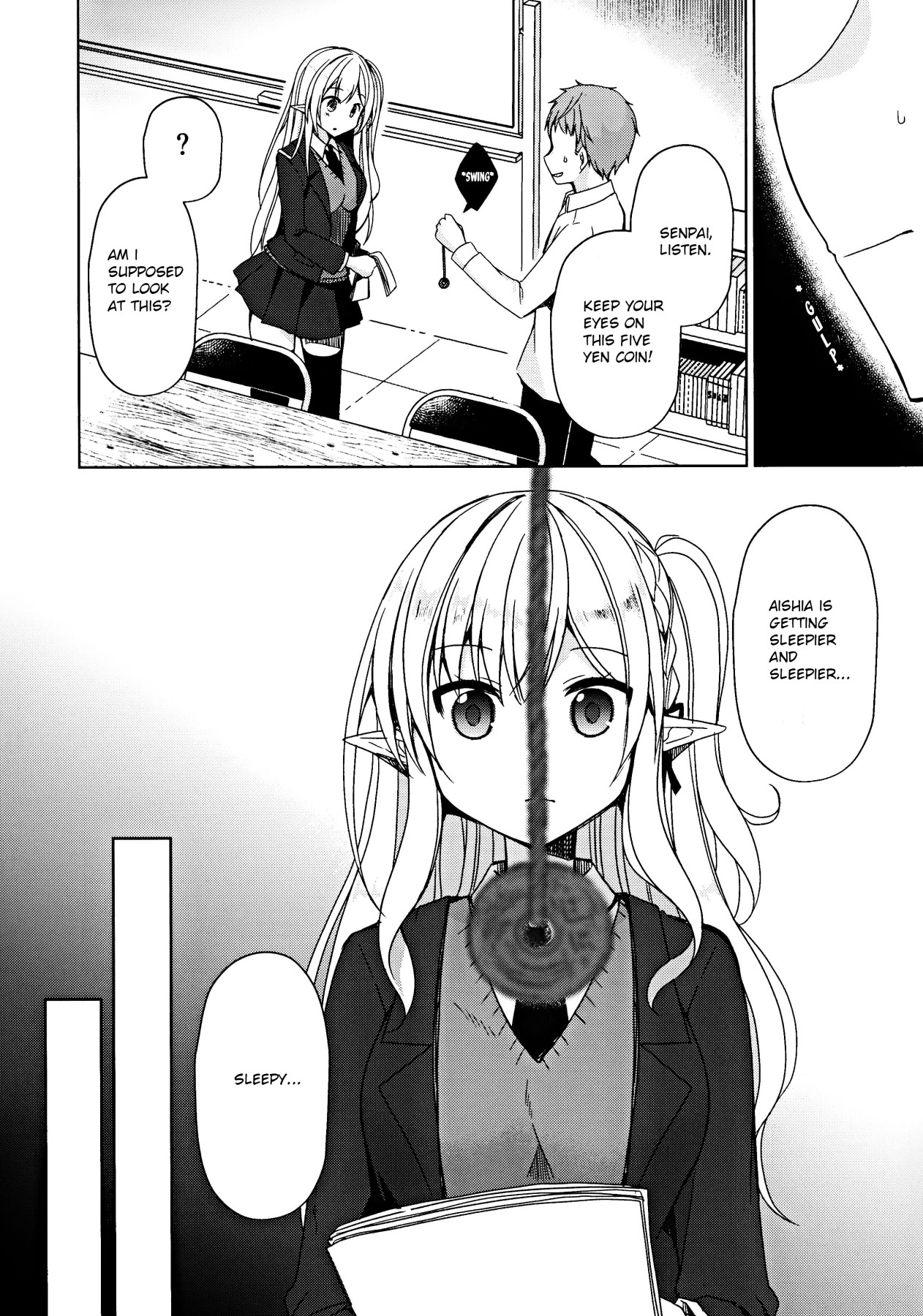 Hentai Manga Comic-My Hypno Sex Life With An Elf Senpai-Read-6